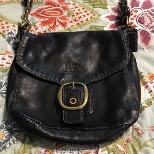 Leather Coach Hand Bag